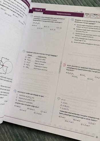  AYT Kimya Soru Bankası - Sınav Yayınları