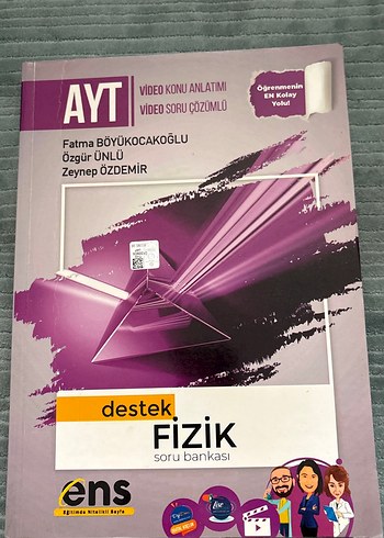 AYT Destek Fizik Soru Bankası Video Çözümlü