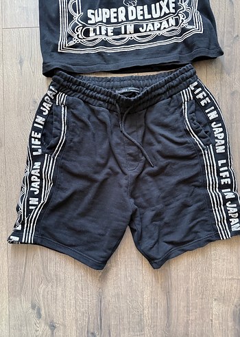 Siyah Baskılı Erkek Mini Pijama Takımı - Görsel 4