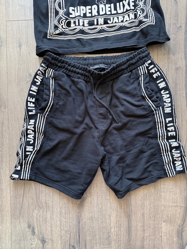 Siyah Baskılı Erkek Mini Pijama Takımı - Görsel 4