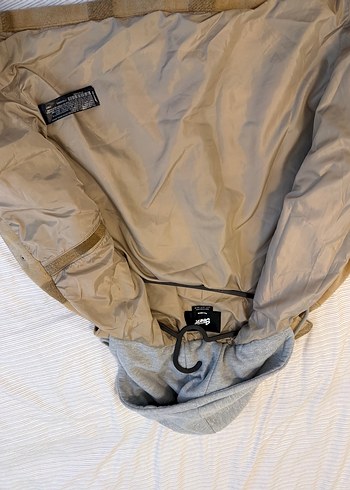 Bej Düğmeli Midi Boy Hamile Kabanı - Görsel 4