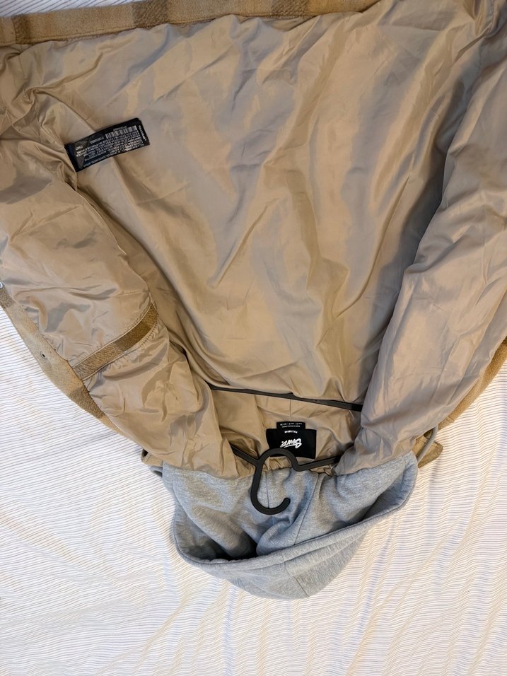 Bej Düğmeli Midi Boy Hamile Kabanı - Görsel 4