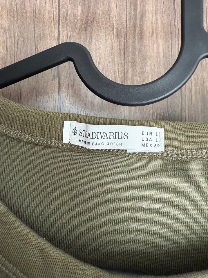 Kısa Kollu Haki Hamile Maxi Elbise - Görsel 3