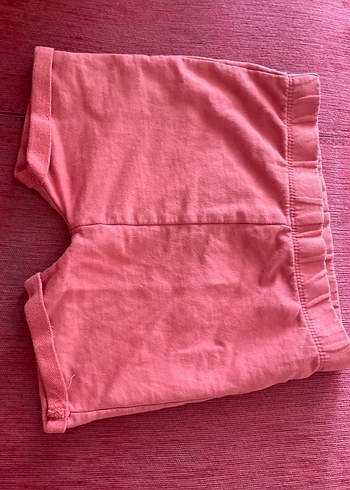 Kız Çocuk Pembe Keten Şort