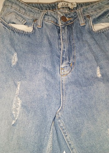 Gevşek Kesim Mavi Denim Kadın Jean
kargo ücretlidir. - Görsel 2