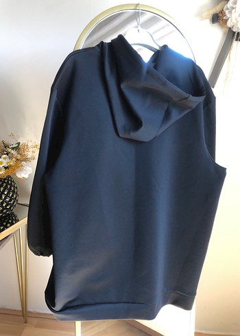 m Beden BRONX Baskılı Zincir Detaylı Kapüşonlu Sweatshirt