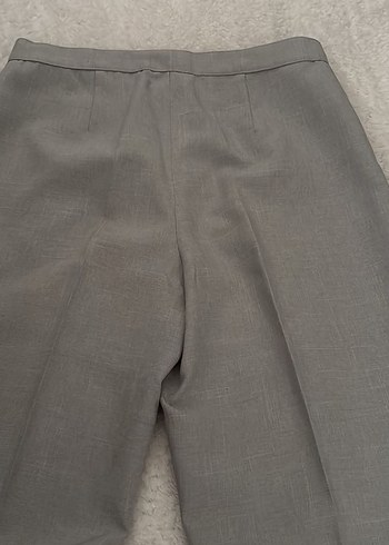 Gri Kadın Kumaş Pantolon - Görsel 3