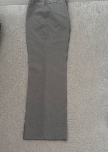 Gri Kadın Kumaş Pantolon - Görsel 4