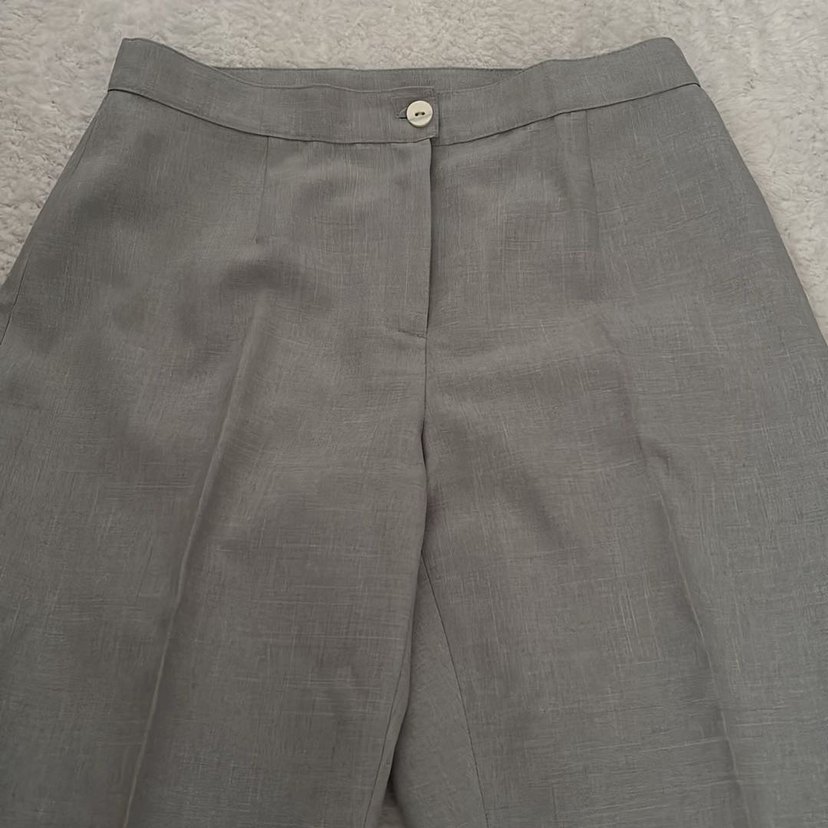 Gri Kadın Kumaş Pantolon - Görsel 2