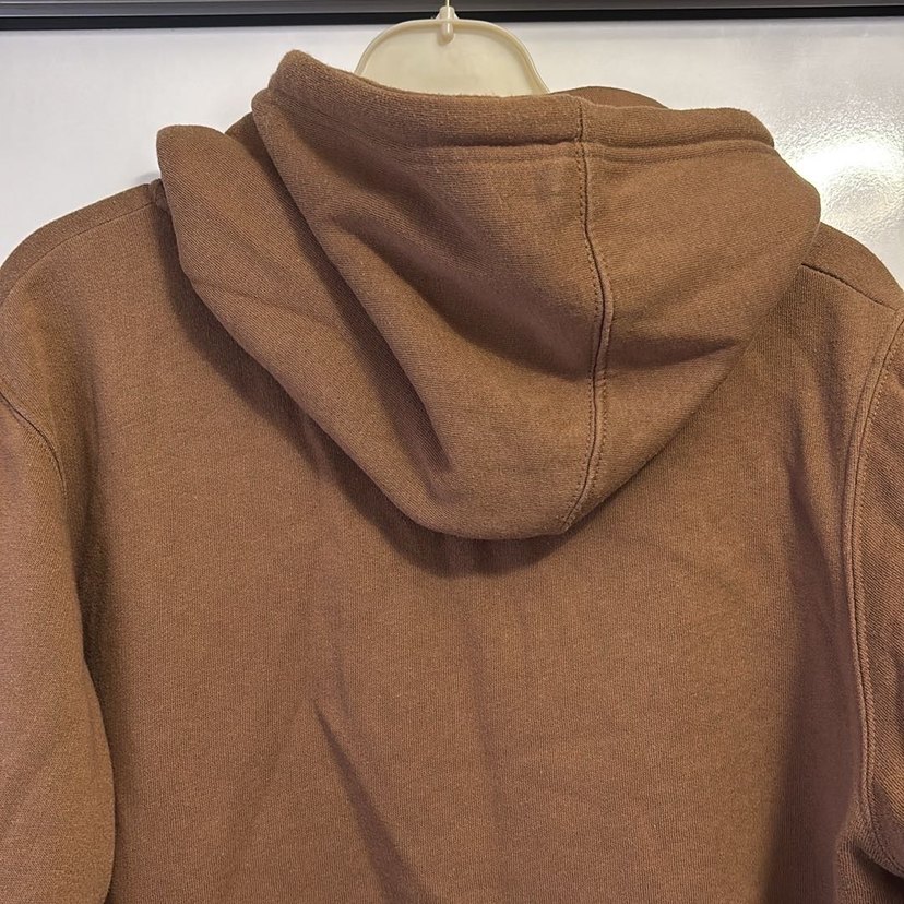 Kahverengi Kapüşonlu Salaş Sweatshirt - Görsel 5