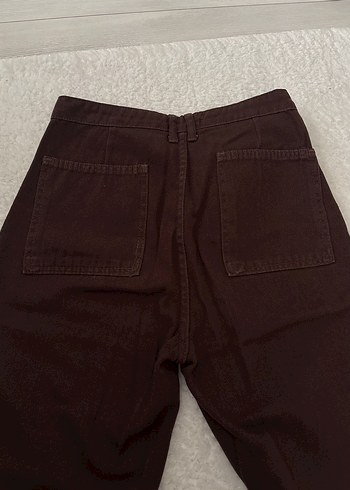 Kahverengi ispanyol paça jean - Görsel 5