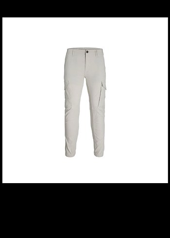 Zara Gri Kareli Deri Kemerli Erkek Pantolon