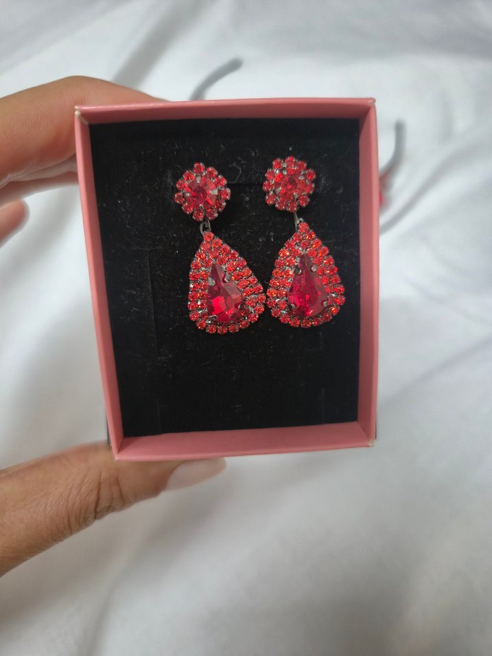 Kırmızı Kına Gelin Tacı Seti - Görsel 4