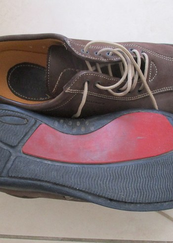 Gri Bağcıklı Kahverengi Erkek Günlük Ayakkabı - Görsel 3