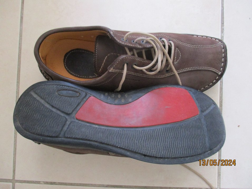 Gri Bağcıklı Kahverengi Erkek Günlük Ayakkabı - Görsel 3