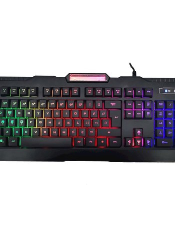 Kablolu 104 Tuşlu RGB Işıklı Klavye - Görsel 2