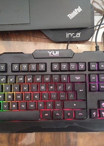 Kablolu 104 Tuşlu RGB Işıklı Klavye - Görsel 3