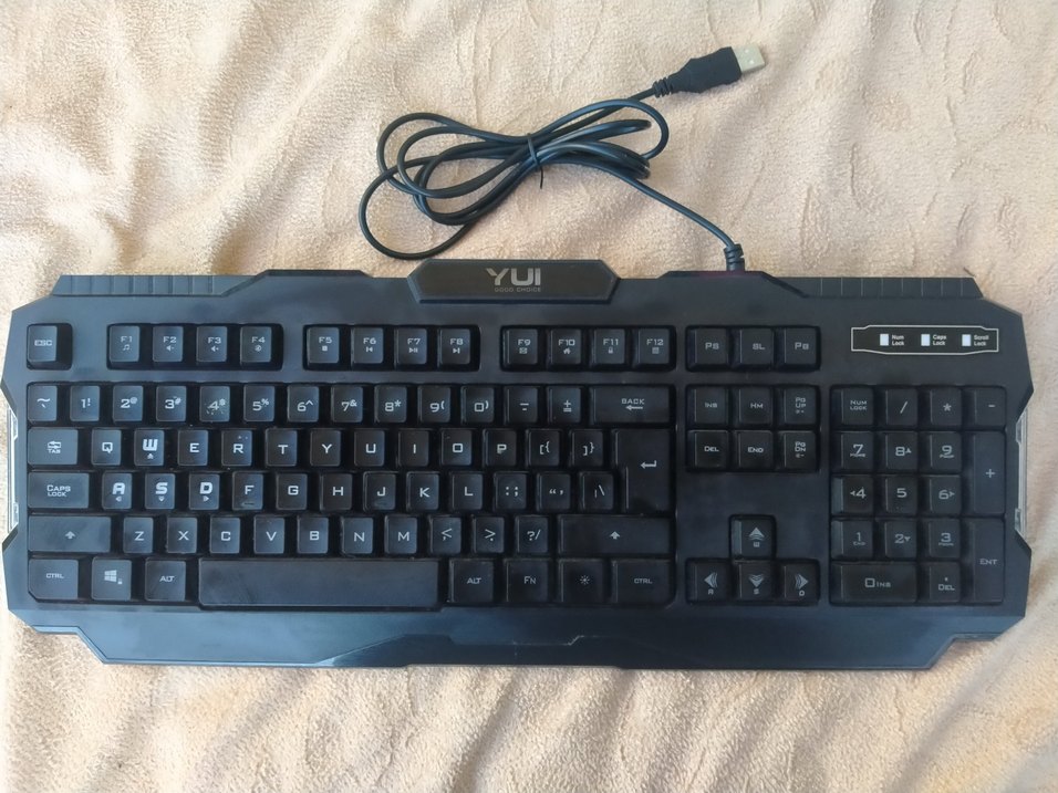 Kablolu 104 Tuşlu RGB Işıklı Klavye - Görsel 4