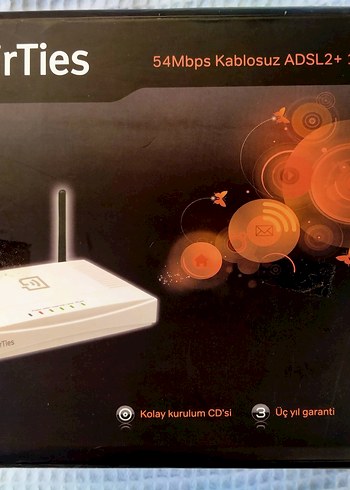 Airties Beyaz Kablosuz Adsl2 Modem
