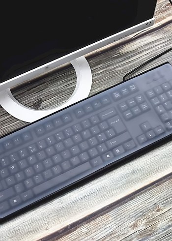 EKASA Beyaz Klavye Koruyucu Kılıf - Görsel 4