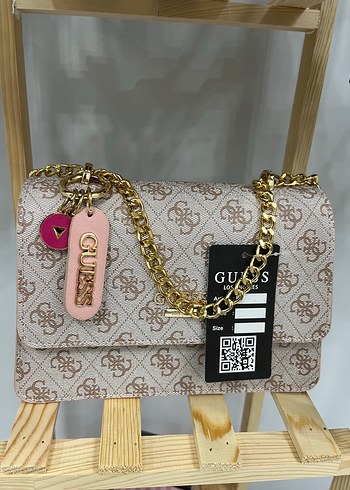 Guess Bej Zincir Detaylı Guess Kadın Çanta