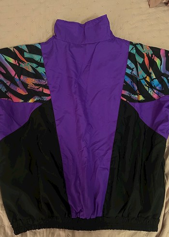 Unisex Mor Renkli Fermuarlı Rüzgarlık - Görsel 5