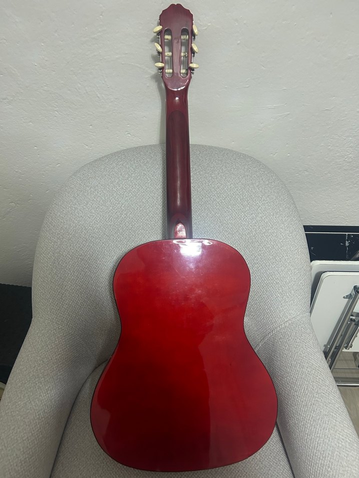 Kırmızı Klasik Gitar - Görsel 2
