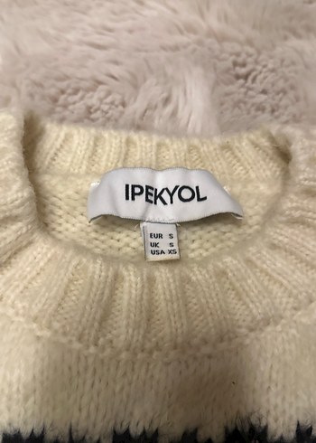 Bohem Desenli Örgü Kadın Kazak 1 kez kullanıldı - Görsel 2