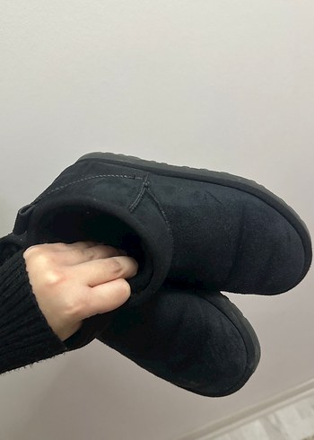 Siyah Süet Kadın Bot - Görsel 2