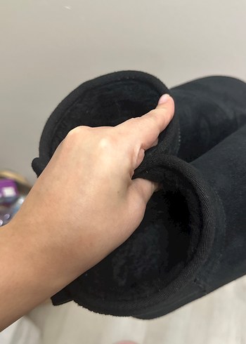 Siyah Süet Kadın Bot - Görsel 3