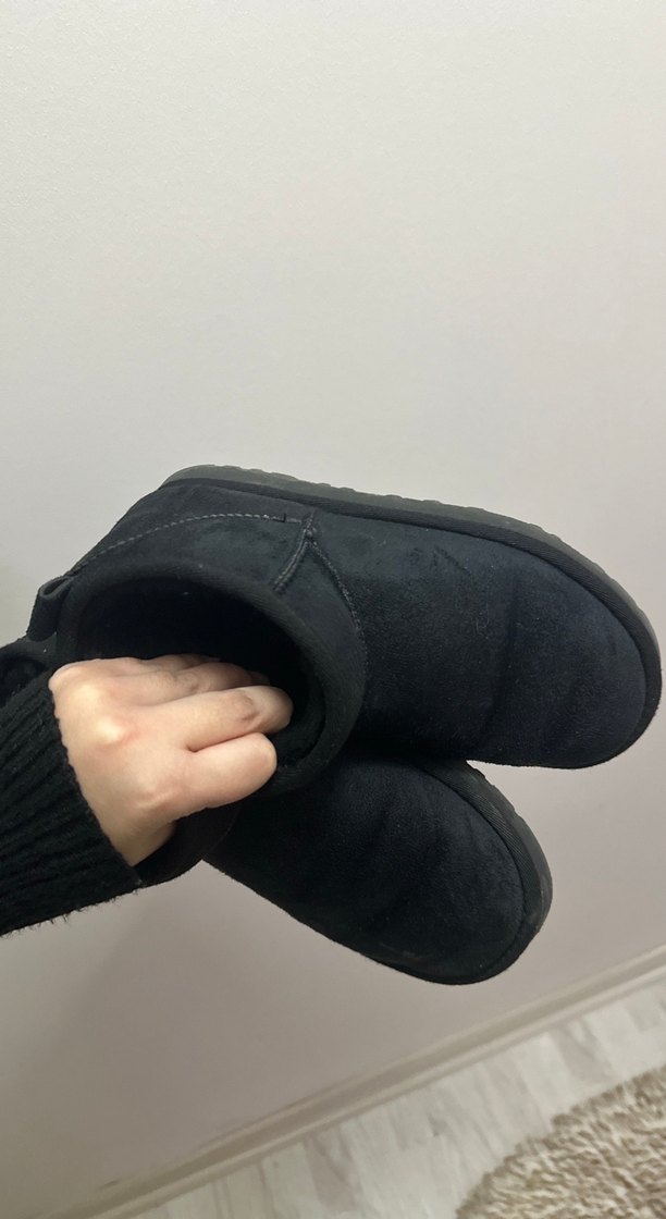 Siyah Süet Kadın Bot - Görsel 2