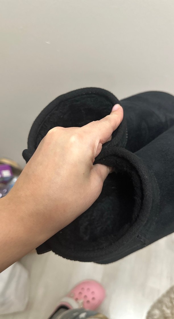 Siyah Süet Kadın Bot - Görsel 3