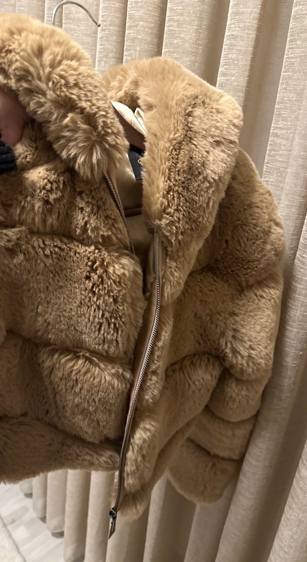 Kürk Detaylı Kadın Kışlık Mont - Görsel 3