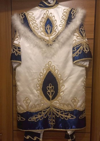 Parlak Beyaz Etnik Erkek Çocuk sünnet Kıyafeti - Görsel 2