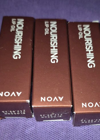 Avon Mor Lip Oil Parlatıcı 3 adet - Görsel 2