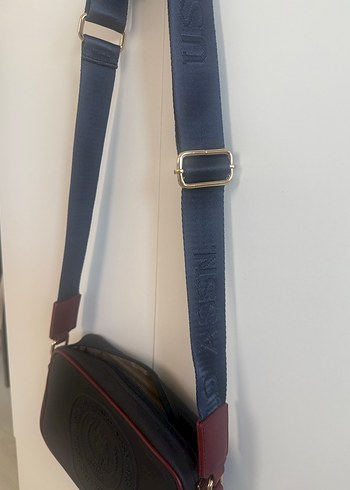 U.S Polo Assn. USPA Orjinal Lacivert Baskılı Kadın Omuz Çantası