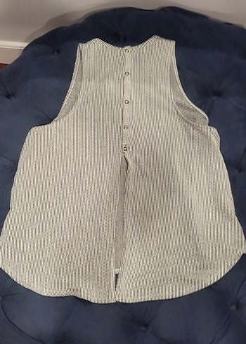 Gri Kolsuz Kadın bluz - Görsel 2