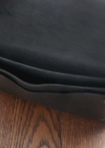 Siyah gerçek deri " Mavro Punk" marka, el işi dikişli. - Görsel 8