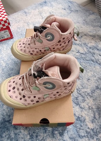 Vicco Kız Çocuk Pembe Leopar Desenli Sneakers