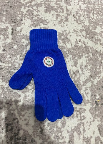 Nakışlı Mavi Erkek Eldiveni - Görsel 2