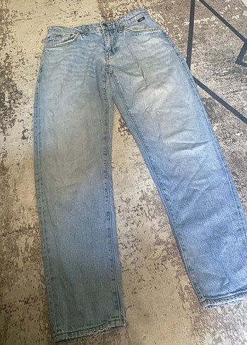 Mavi Loose Kot Pantolon - Görsel 2