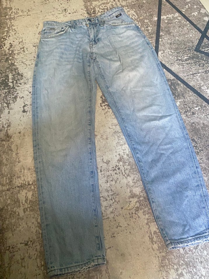 Mavi Loose Kot Pantolon - Görsel 2