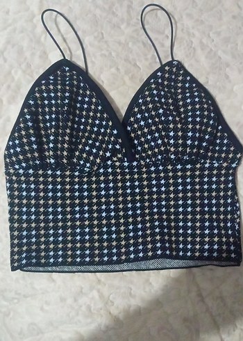 Desenli Kaz Ayağı Mini Bralet