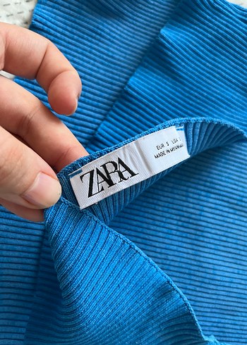 s Beden mavi Renk Mavi zara crop