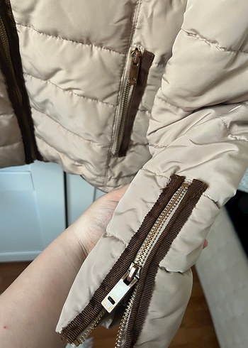 s Beden camel Renk Kürklü Bej Kadın Kışlık Zara Mont