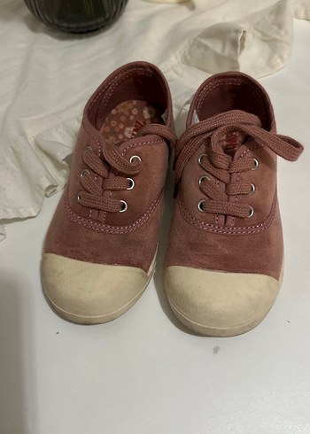 Zara Pembe Süet Kız Çocuk Spor Ayakkabı - Görsel 2