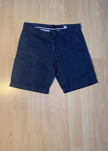 Lacivert Erkek Denim Mini Şort