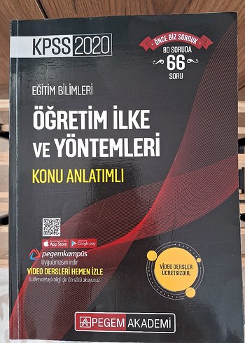 5 adet Tüm Kitaplar Pegem Eğitim Bilimleri KPSS - Görsel 5