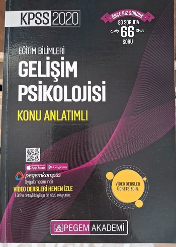 5 adet Tüm Kitaplar Pegem Eğitim Bilimleri KPSS - Görsel 6