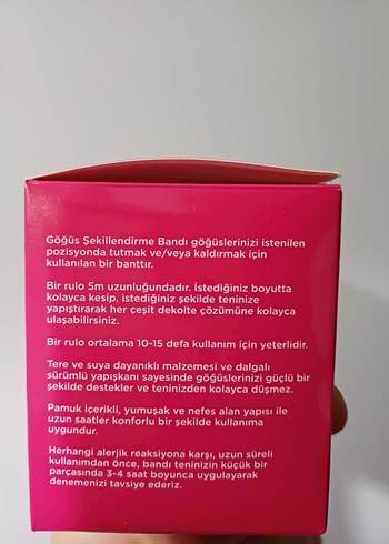 Penti Penti Göğüs Şekillendirme Bandı